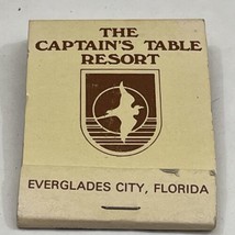 Matchbook Cover  The Captains Table Resort Restaurant Everglades City, FL  gmg - £9.95 GBP