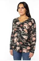 Well Worn Women's Long Sleeve Blouse - Black - $13.16
