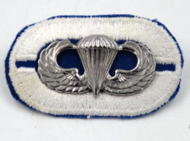 Vintage US Army Paratrooper Jump Wings Insignia Pin - NOT STAMPED STERLING - $14.80