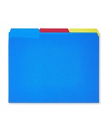 File Folders, Letter Size, Assorted Colors, 25 Count - $28.39 CAD