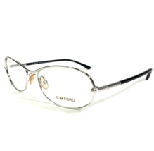 Tom Ford Brille Rahmen TF5078 F90 Schwarz Silber Rund Voll Felge 57-16-135 - $78.93