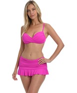 LaBlanca Women&#39;s Island Goddess Over Shoulder Wrap Bikini Swimsuit Orchi... - $73.92 CAD