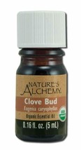 Nature&#39;s Alchemy Organic Essential Oil Clove Bud 0.17 fl oz - £7.65 GBP