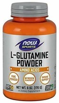 NEW Now Foods L-Glutamine Pure Powder Amino Acids for Immune Support 6 oz - £14.31 GBP