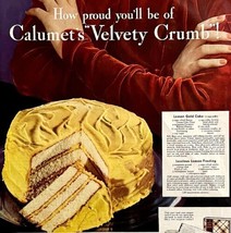 Calumet Baking Powder Lemon Gold 1934 Advertisement Full Page Lithograph DWU1 - £23.42 GBP