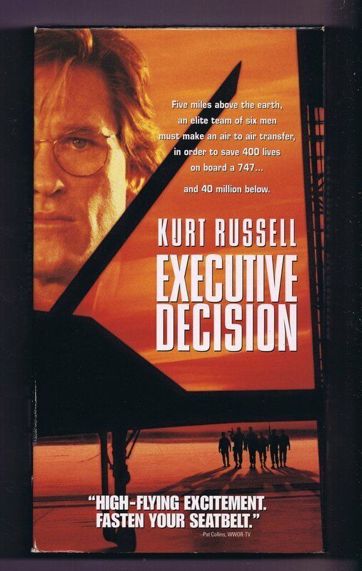 Executive Decision (1996) VINTAGE VHS Cassette VHS Tapes
