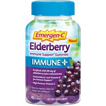 Emergen-C Immune Plus Multivitamin Gummies, Elderberry, 45 Ct..+ - £23.84 GBP