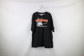 Vtg 90s Hooters Mens 2XL Faded Orlando Florida Spell Out Double Sided T-Shirt - £31.28 GBP