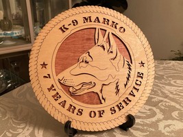 Brand New Personalized Wooden Plaque - K9 German Shepherd - FREE SHIPPING - $29.99