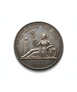 Luis I Baviera 1835 Primera Medalla Conmemorativa Ferroviaria Alemana Re... - $243.23 MXN