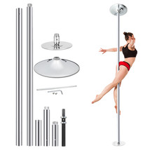 Dancing Pole Stripper Pole Spinning Static 45Mm Dance Pole Kit For Exercise Club - £106.99 GBP