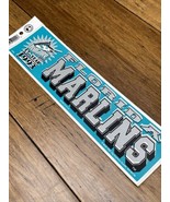 Vintage Florida Marlins Sticker Official MLB Baseball 1990’s USA 11” JD - €5,09 EUR