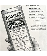 Angiers Petroleum Emulsion 1897 Advertisement Victorian Quack Medicine D... - $372.45 MXN