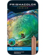 Prismacolor 36 Watercolor Colored Pencils in Tin Box - £31.59 GBP
