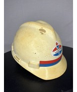 Vintage Amoco Hard Hat Logo 1970s Retro Oil Gas White - $20.00