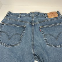 Levis 505 Mens 38x32 Regular Fit Straight Leg Denim Blue Jeans Vintage Y2K - $28.38