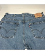 Levis 505 Mens 38x32 Regular Fit Straight Leg Denim Blue Jeans Vintage Y2K - $38.74 CAD