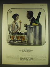 1963 Harveys Bristol Dry Sherry Ad - Ice-cold sherry? How you chill it - £14.76 GBP