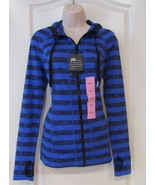 Lukka Active Full Zip Hooded Jacket Electric Blue Women&#39;s Sz S-NWT MSRP$85 - $20.64+