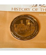 Franklin Mint Coin Medal History United States Bronze Farmers Alliance 1... - £15.48 GBP