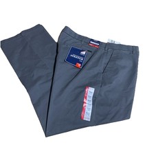 Izod Sportflex Grey Performance Plus Stretch Flat Front Pant Size W42x32L - $33.61