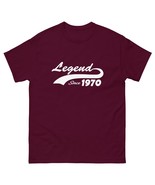 Legend Since 1970 T-Shirt – Vintage Birthday Tee for Timeless Originals - $27.09 CAD - $36.58 CAD