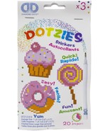 Diamond Dotz DOTZIES Stickers Facet Art Kit Multi Pack Yum 3/Pkg - $581.25 MXN