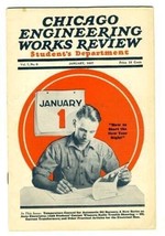 Chicago Engineering Works Review January 1927  Electricity Drafting Mech... - £10.90 GBP