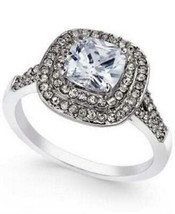 Charter Club Double Halo Crystal Center Ring - £10.93 GBP