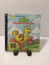 A First Little Golden Book Sesame Street Big Bird&#39;s Busy Day Jim Henson&#39;s Muppet - £3.07 GBP