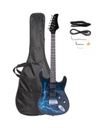 Electric Guitar Gst-E Right Handed 6 Strings With Bag - £100.02 GBP