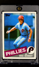 1985 Topps #500 Mike Schmidt HOF Philadelphia Phillies Baseball Card NM - $4.24