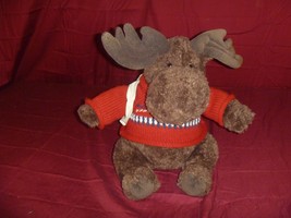 American Eagle Christmas Winter Gund Mac The Moose Backpack Stuffed Animal - £12.73 GBP