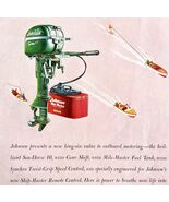 Johnson Sea Horse 10 Outboard Boat Motor 1953 Advertisement Mile Master ... - $234.62 MXN