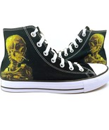 Vincent Van Gogh Smoking Skeleton, Hi Tops, Custom Converse, Sneakers, T... - £79.10 GBP+