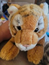 FAO Schwarz 16” Tiger Cub Stuffed Animal Toy Plush ~ Orange Black & White 2018 - £11.76 GBP