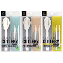 KOKUBO Go Out Cutlery 5p Portable Tableware 3 Color BPA Free - £24.91 GBP