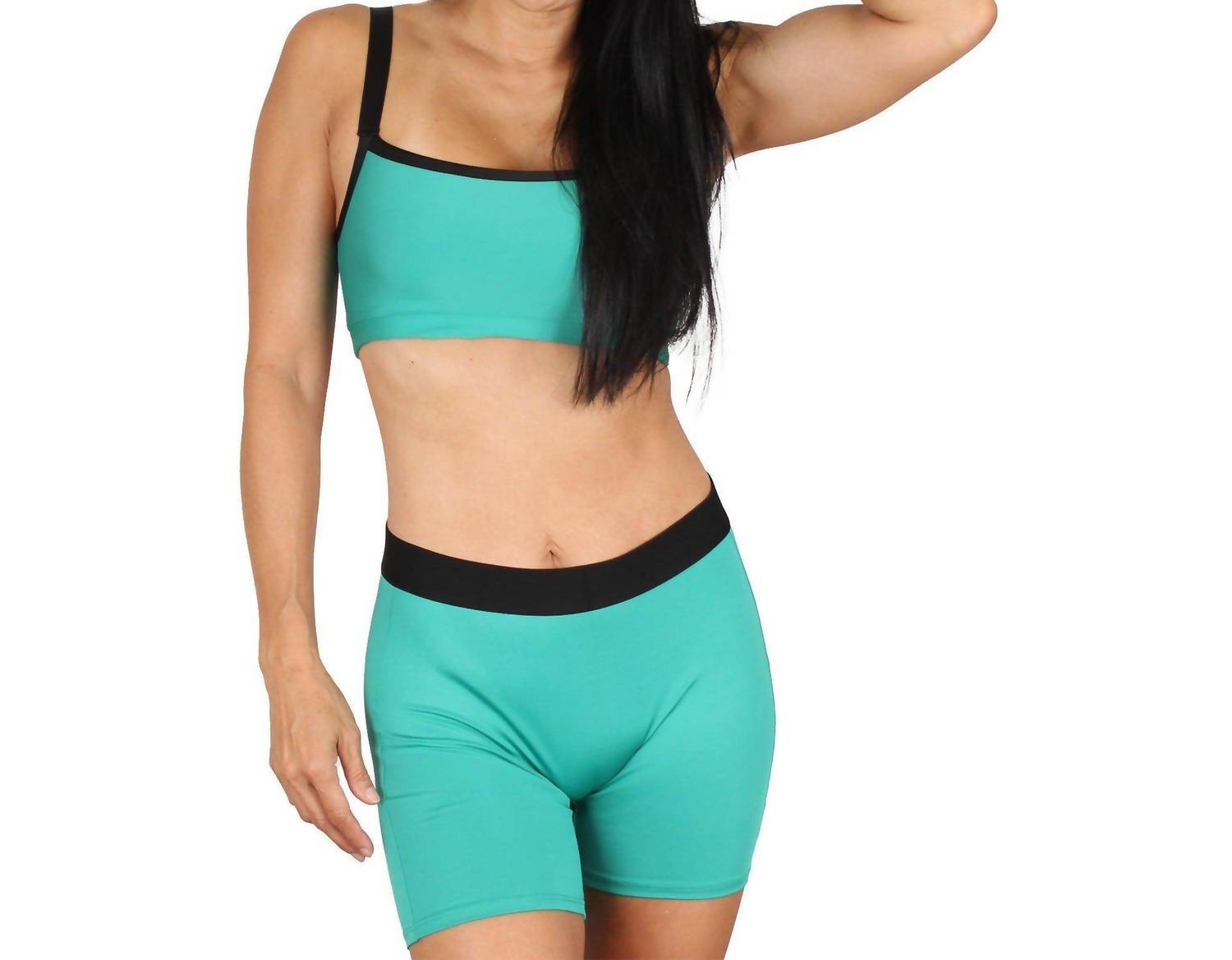 Undersummers women's boxer brief in Jade