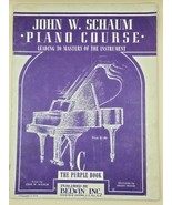 John W. Schaum Piano Course-The Purple Book-Belwin Inc-1945 - €15,90 EUR
