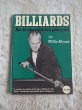 Billiards As It Should Be Played by Willie Hoppe 1941 HC Byron Schoeman Reilly - £22.49 GBP