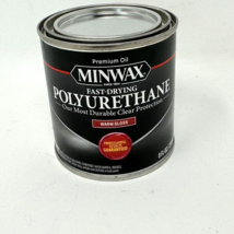 Minwax Clear WARM GLOSS Oil Based Fast Dry Polyurethane 1/2 pint NEW - £14.83 GBP