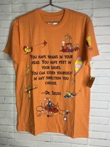 Dr. Seuss Oh The Places You&#39;ll Go Graphic Short Sleeve T-Shirt Unisex Size M - £27.69 GBP