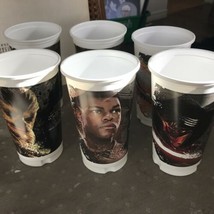 Set of 6 Star Wars The Force Awakens Soda Cups Canada Subway - £12.68 GBP