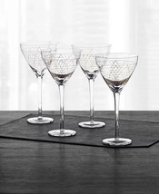 Hotel Collection Gold Decal 12.85 oz Martini Glasses, Set of 4 - $27.99