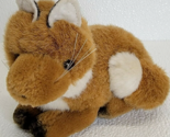 Vintage 1989 Dakin Baby Fox Plush Stuffed Animal Toy Laying Down Soft Cute - $10.93