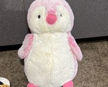 Aurora Destination Nation Pink Penguin Plush Stuffed Animal 12&quot; Toy Auro... - $17.81