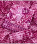 Women Suits-Cotton Suits-Pure Cotton Print Suit Set- Unstitched 3 PC Suit Set-01 - $60.00