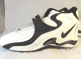 Nike Men&#39;s Air Zoom Jet D Athletic Cleat Shoes White Black  Size 16 - £54.76 GBP