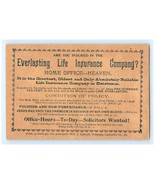 1930 Religious Outlook For Life Insurance Everlasting Life Insurance Com... - $59.76 CAD
