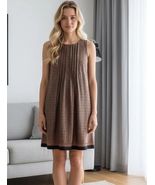 Perceptions New York Multicolor Sleeveless Pleated A-Line Dress - $17.82